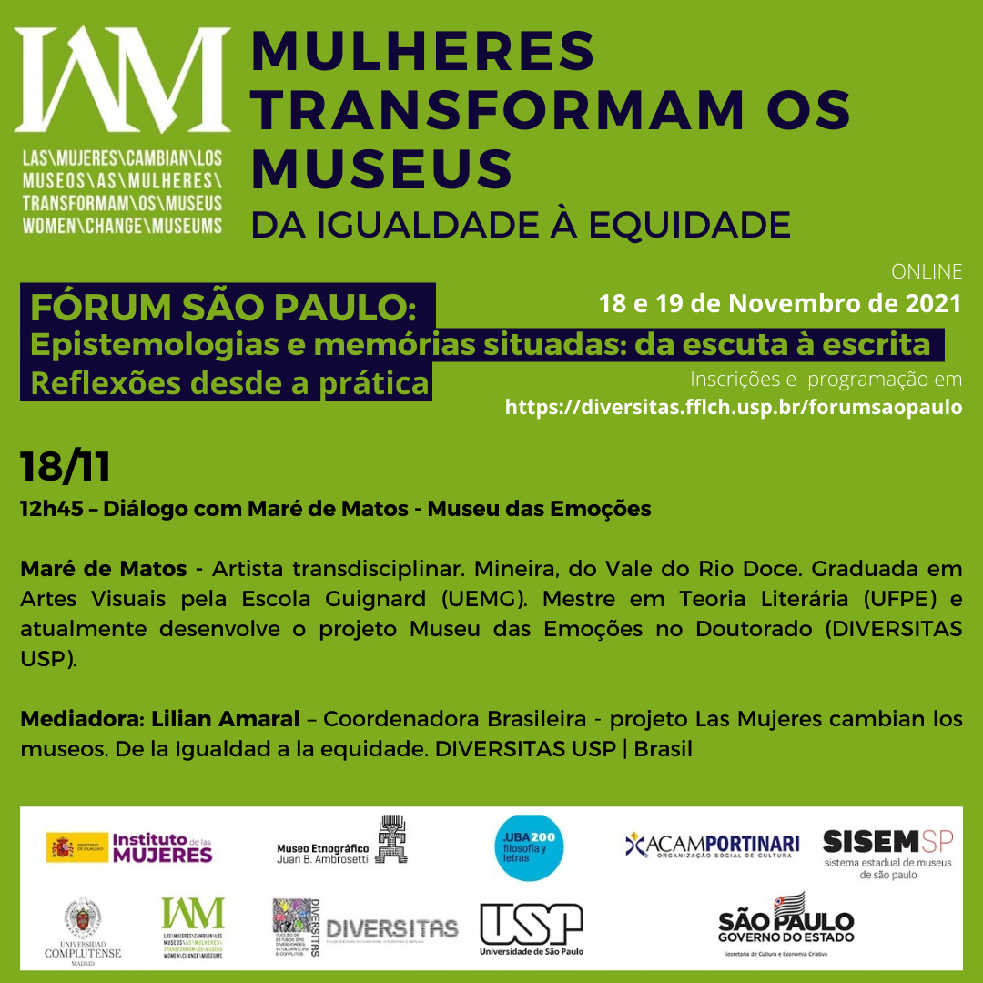 18.11 - Diálogo com Maré de Matos - Museu das Emoções